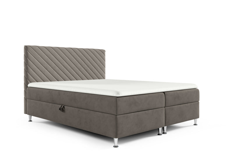 Čalúnená posteľ boxspring TEX 2, 160x200, Fresh 02 - - 0