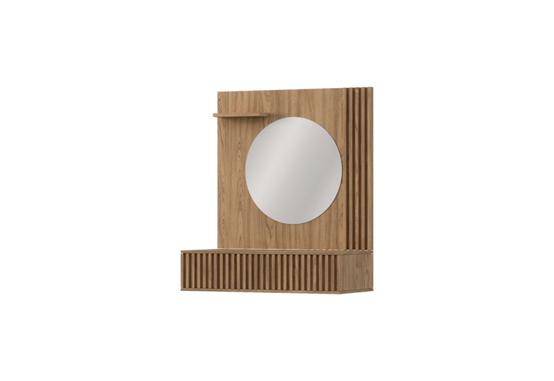 Toaletný stolík ETSIAN, 85x100x40, dub artisan - - 0