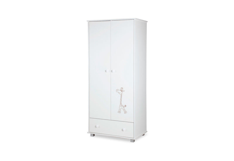 Detská skriňa DORA, 83x185x52, biela - - 0