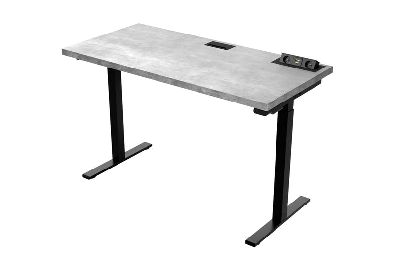 Polohovací stôl HERTA, 135x65x76-125, beton - - 0