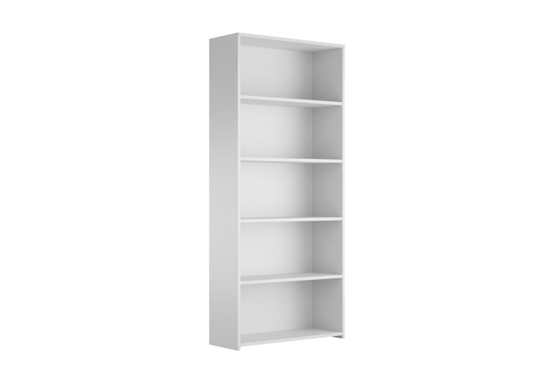 Regál IGOR 2, 80x180x30, biela - - 0