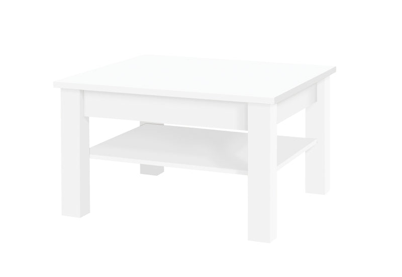 Konferenčný stolík SIRO, 80x48x80, biela - - 0