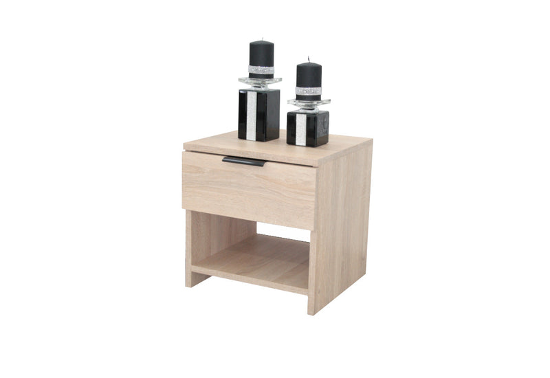Nočný stolík LENDA, 40x40x42, dub sonoma - - 0