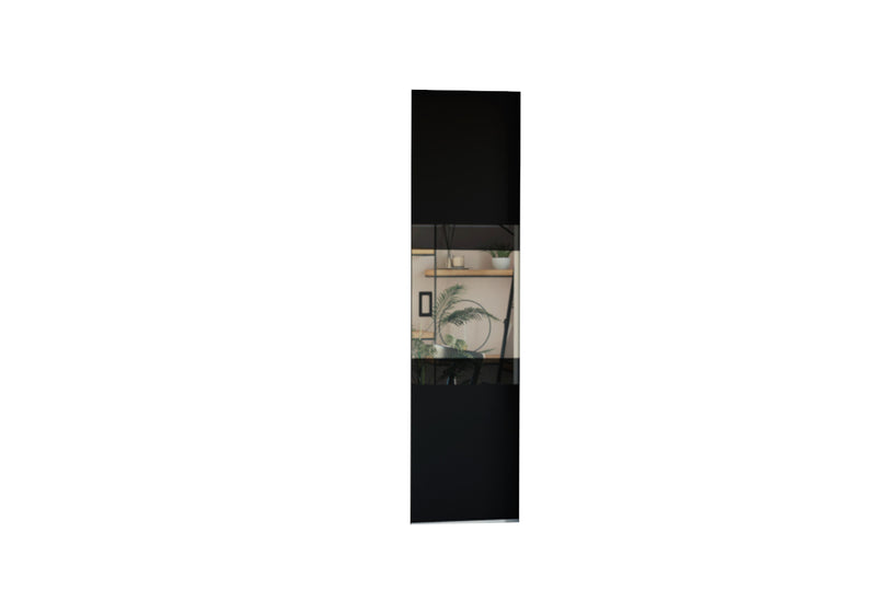Posuvné dvere LUMBA 70, 70x203, čierna/čierne sklo - - 0