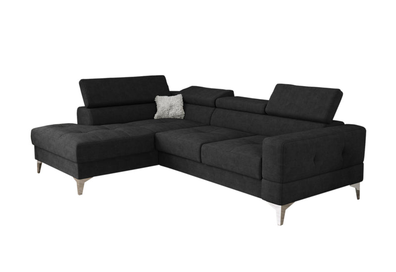 Rohová sedacia súprava CANIA MINI, 250x95x170, moly 99, ľavá - - 0