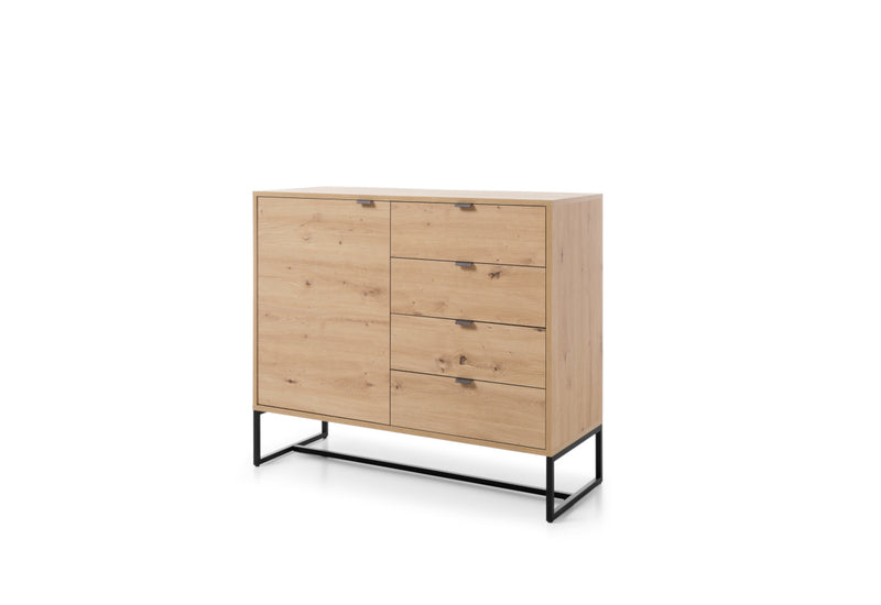 Komoda CHAMBER AK103, 103x89x39, dub artisan - - 0