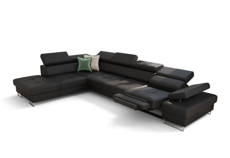 Rohová sedacia súprava GALA RELAX, 350x95x225, madryt 9100, ľavá - - 0