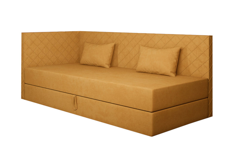 Váľanda IVETA 4, 200x90x97, opera mostaza - - 0