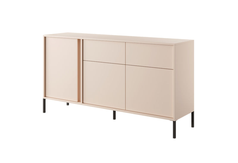 Komoda DALEN, 153,1x81,4x39,5, béžová - - 0