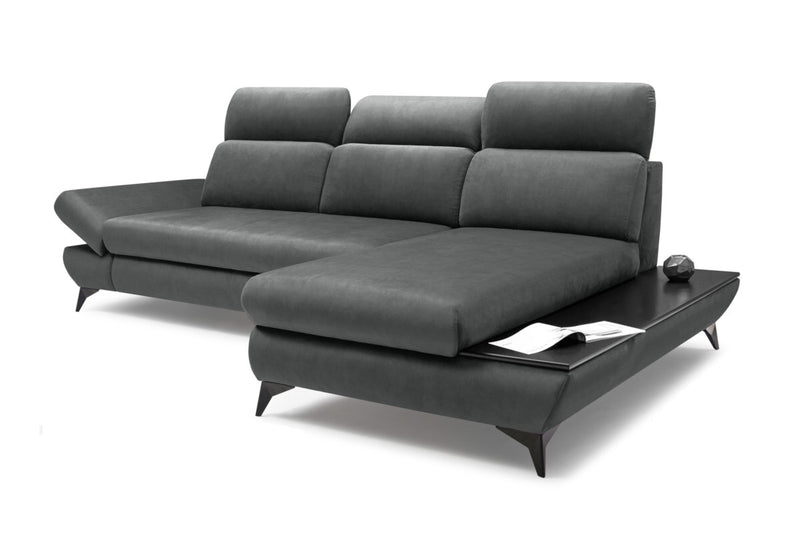 Rohová rozkladacia sedačka LITAN, 280x102x166, fancy 37, pravá - - 0