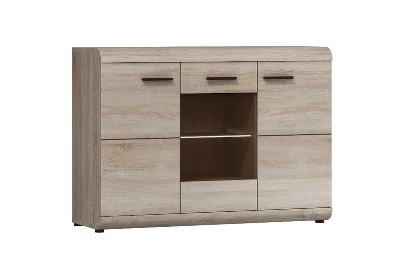 Komoda LINKEN 2, 120x86,5x42, dub sonoma - - 0