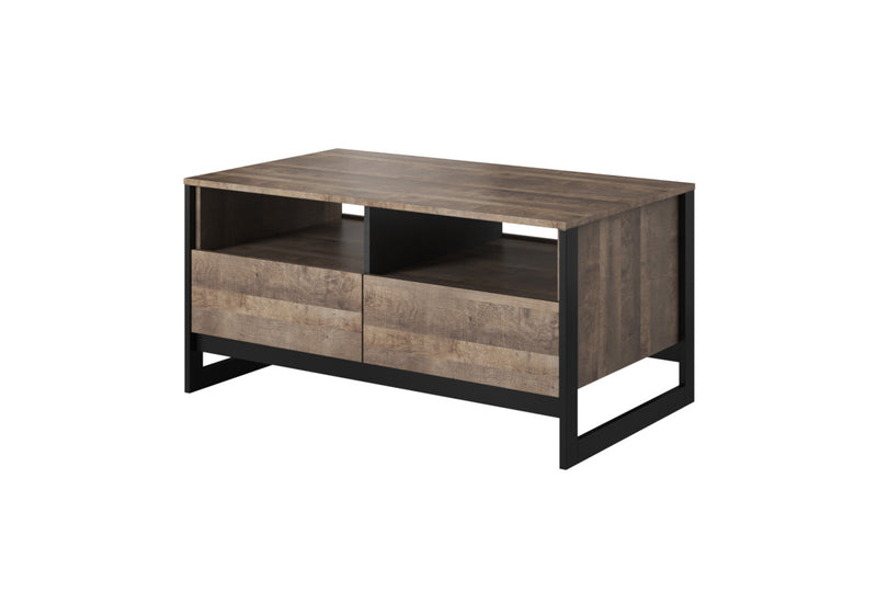 Konferenčný stolík ARDELA, 108,6x53x61,4, dub sand grande/matera - - 0