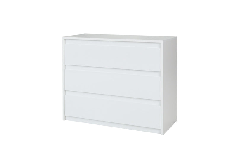 Komoda TANIA, 110x87x46, biela - - 0