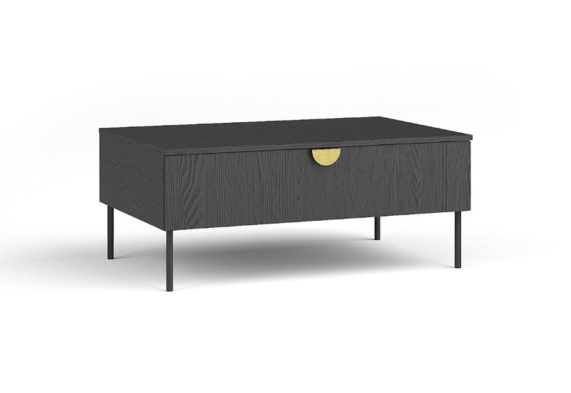 Konferenčný stolík LOND, 100x41,6x66, čierna - - 0