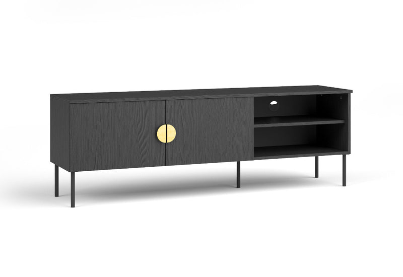 TV stolík LOND, 160x54x40, čierna - - 0