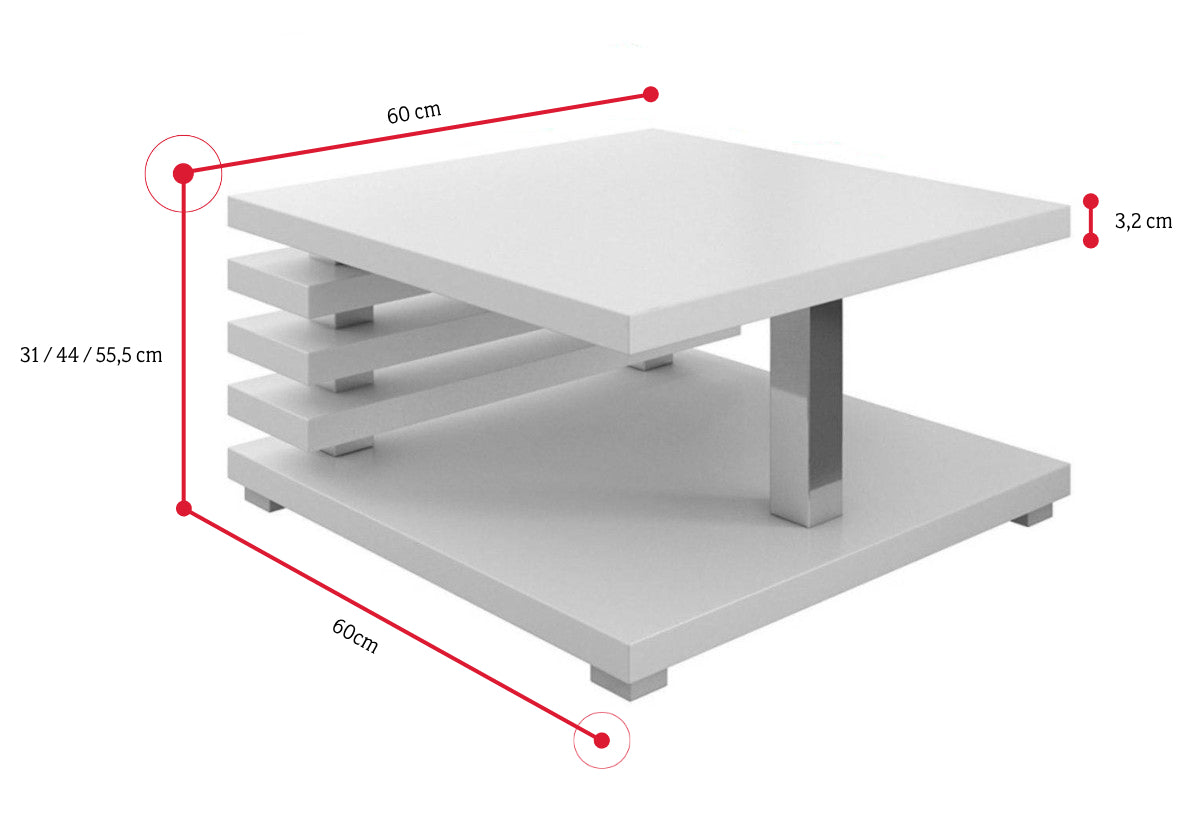Konferenčný stolík GUIDE - ROZMEROVKA - 3