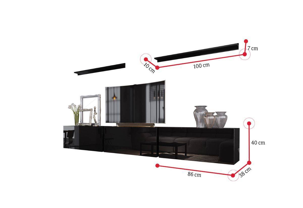 Obývacia stena ELPASO 6 - ROZMEROVKA - 2