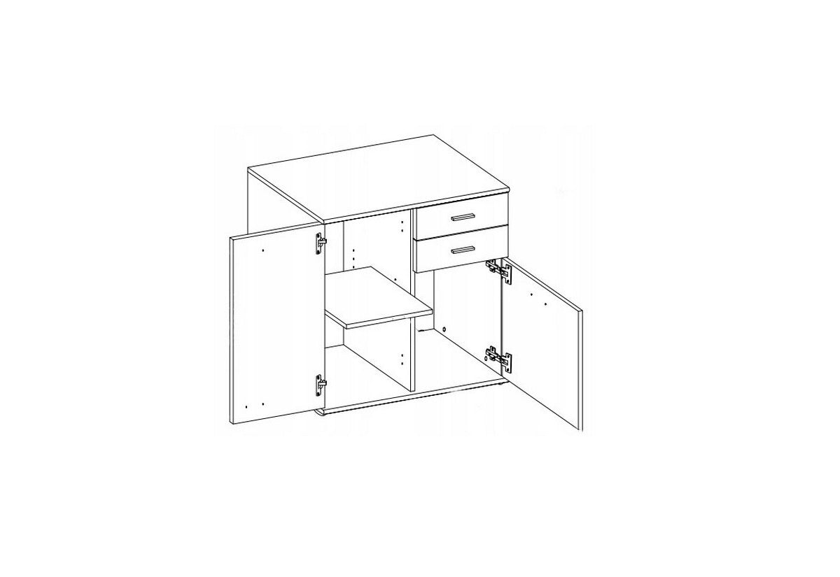 Komoda JEFF 2 - DETAIL - 1