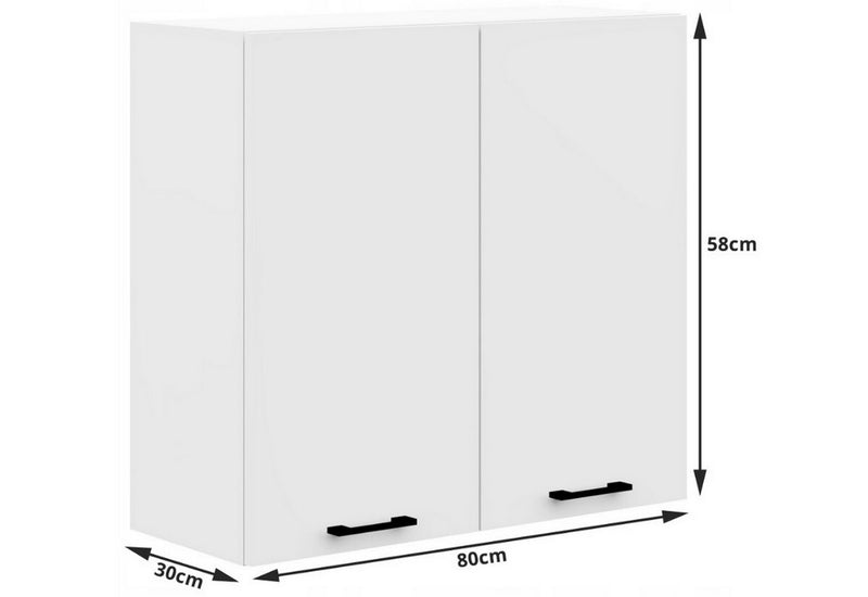 Kuchynská skrinka horná dvojdverová KOSTA - ROZMEROVKA - 2