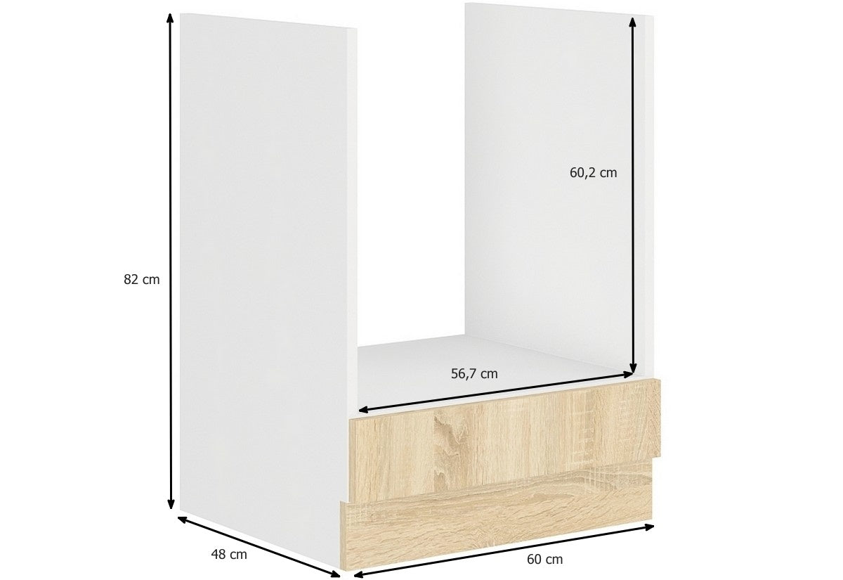 Kuchynská skrinka vstavaná AVRIL - ROZMEROVKA - 1