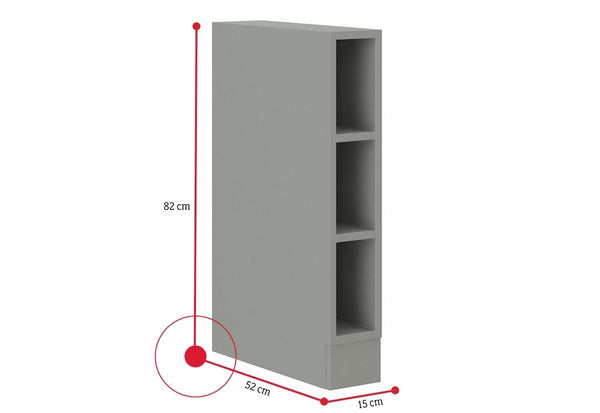 Kuchynský regál dolný úzky GRISS - ROZMEROVKA - 1