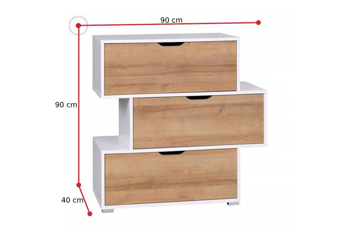 Komoda DITA K3SZ - ROZMEROVKA - 2