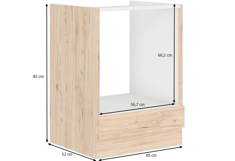Kuchynská skrinka vstavaná TOULOUSE - ROZMEROVKA - 1