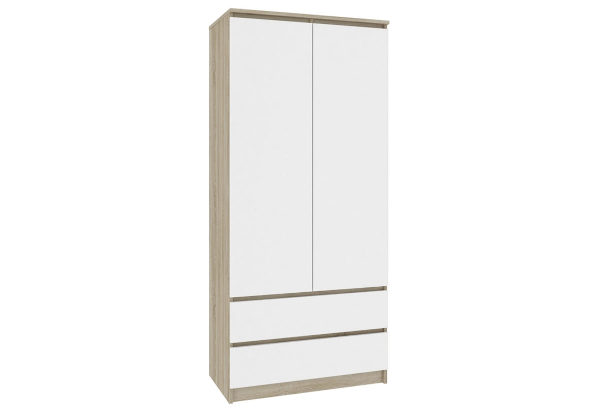 Skriňa ARIVA S90, 90x180x51, sonoma/biela -  - 0