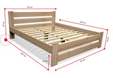 Posteľ z masívu STUDY + matrac + rošt ZADARMO, 80x200 cm - ROZMEROVKA - 2