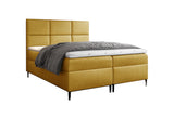 Čalúnená posteľ boxspring GRETA + topper, 120x200, fancy 48 -  - 0