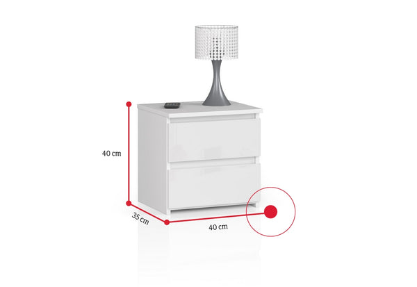 Nočný stolík ARMARIA CL 2 - ROZMEROVKA - 1