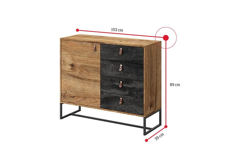 Komoda BRUNO DK 103 - ROZMEROVKA - 1