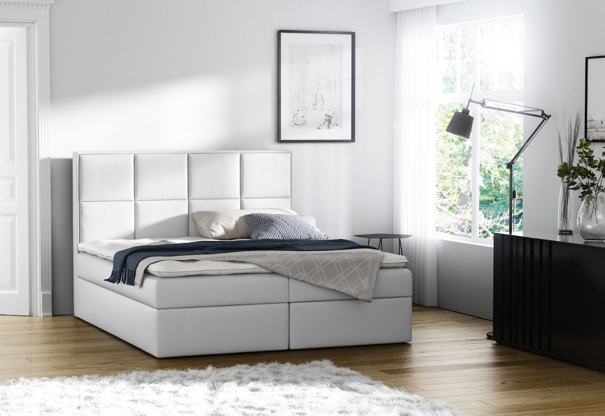 Čalúnená posteľ boxspring WOLF + topper - ARANZ - 5