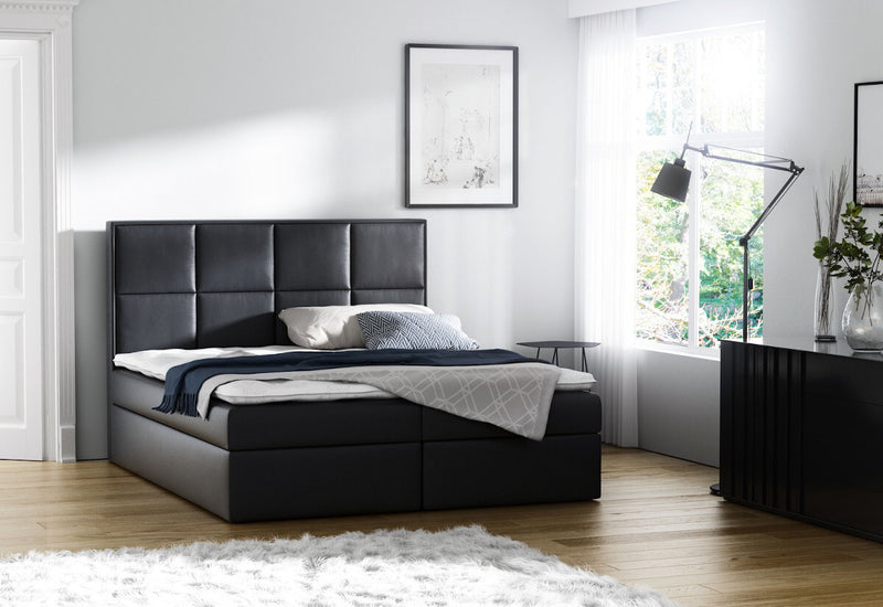 Čalúnená posteľ boxspring WOLF + topper - ARANZ - 8