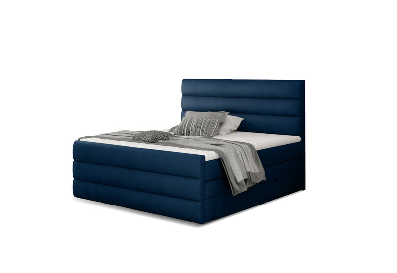 Čalúnená posteľ boxspring CARAMELLA + topper - ARANZ - 5