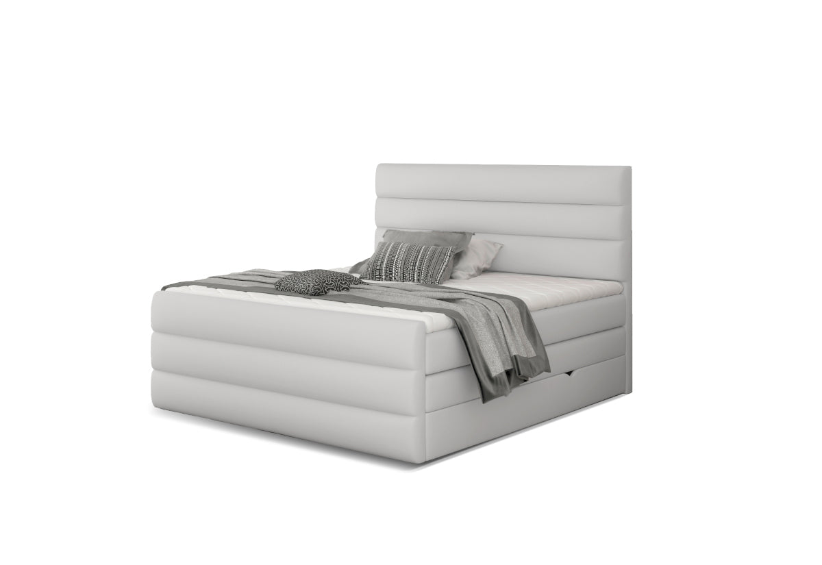 Čalúnená posteľ boxspring CARAMELLA + topper - ARANZ - 9