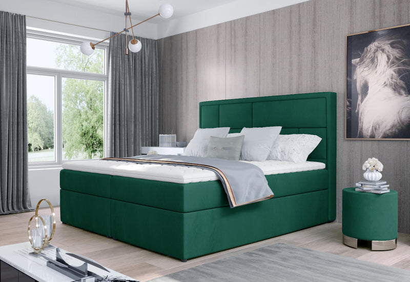 Čalúnená posteľ boxspring MARON - ARANZ - 4