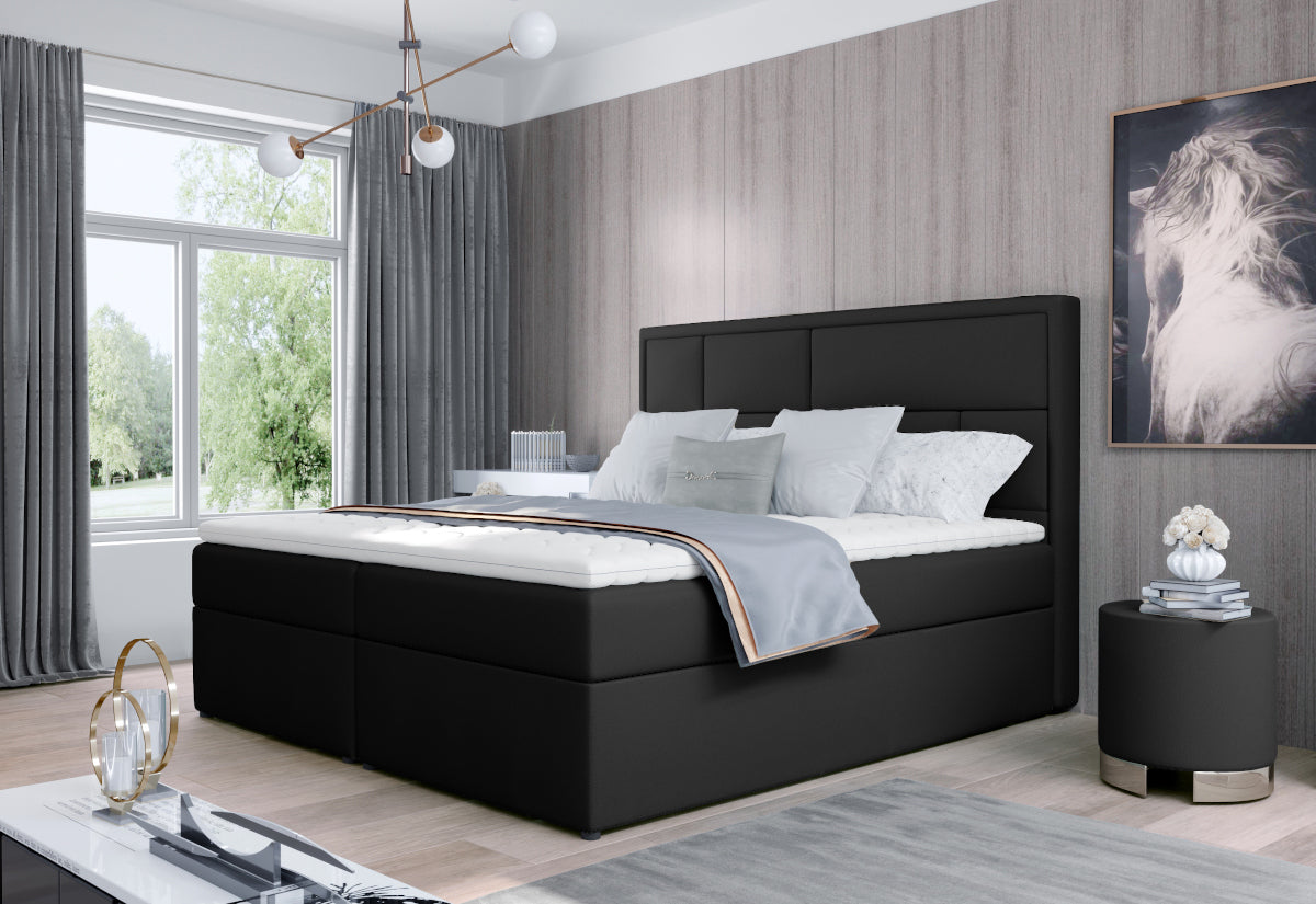 Čalúnená posteľ boxspring MARON - ARANZ - 8