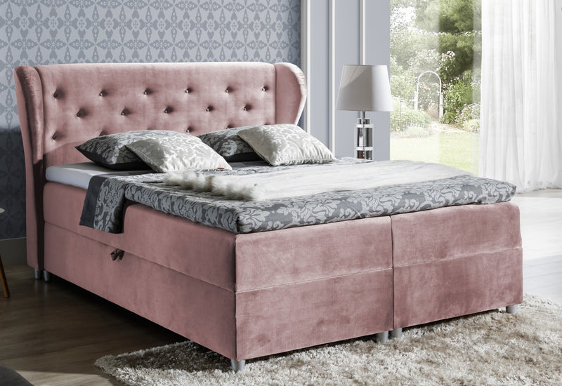 Čalúnená posteľ boxspring DESPASITO + topper - ARANZ - 5