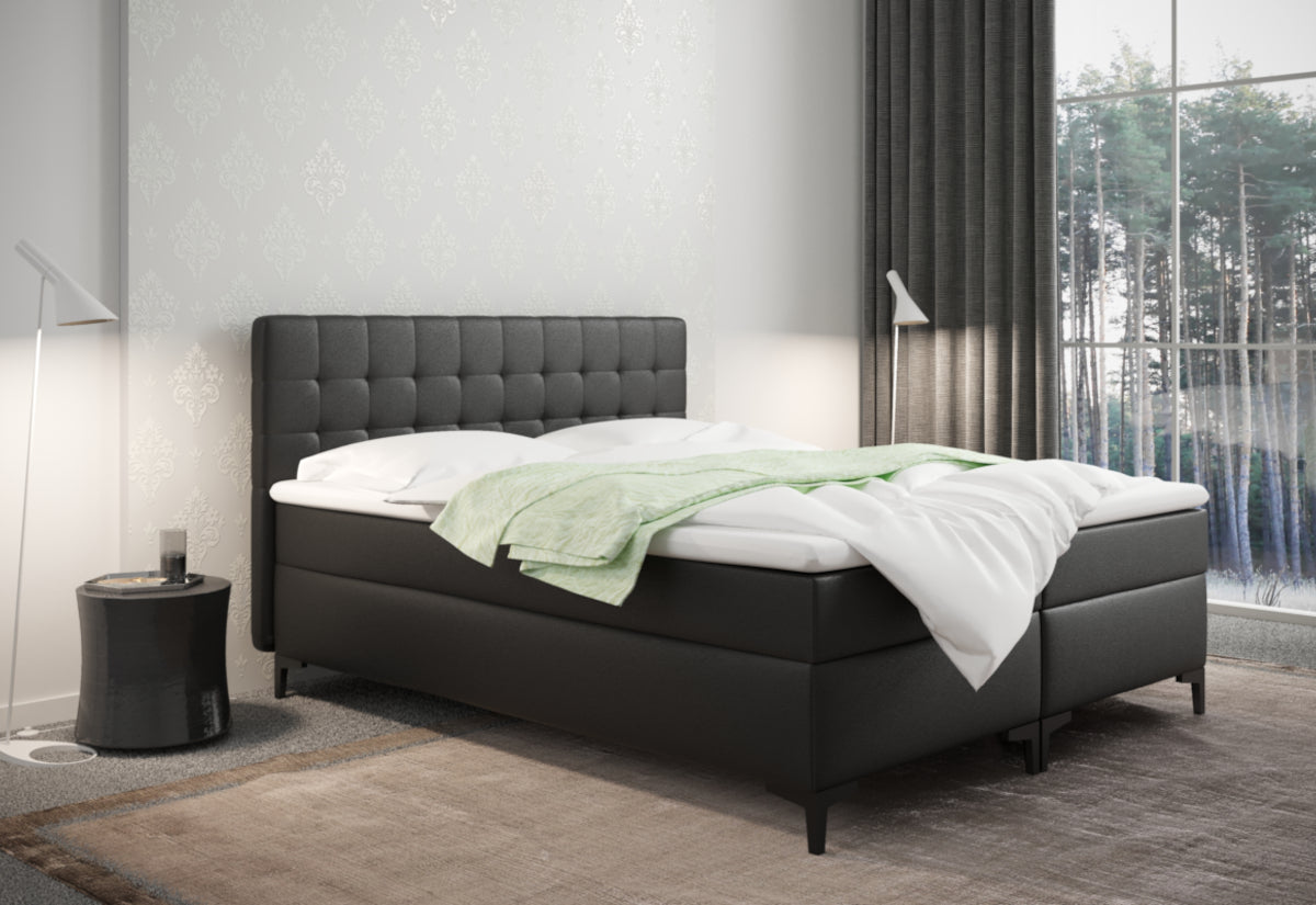 Čalúnená posteľ boxspring CHANTAL + topper - ARANZ - 2