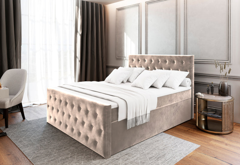 Čalúnená posteľ boxspring FENDI - ARANZ - 1