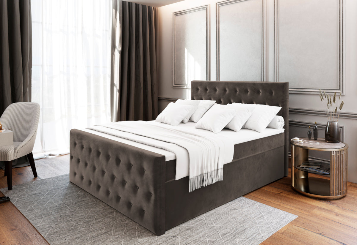 Čalúnená posteľ boxspring FENDI - ARANZ - 2