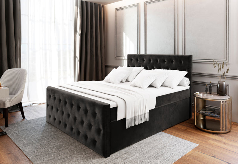 Čalúnená posteľ boxspring FENDI - ARANZ - 5