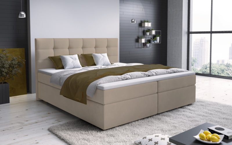 Čalúnená posteľ boxspring GLOSE - ARANZ - 6