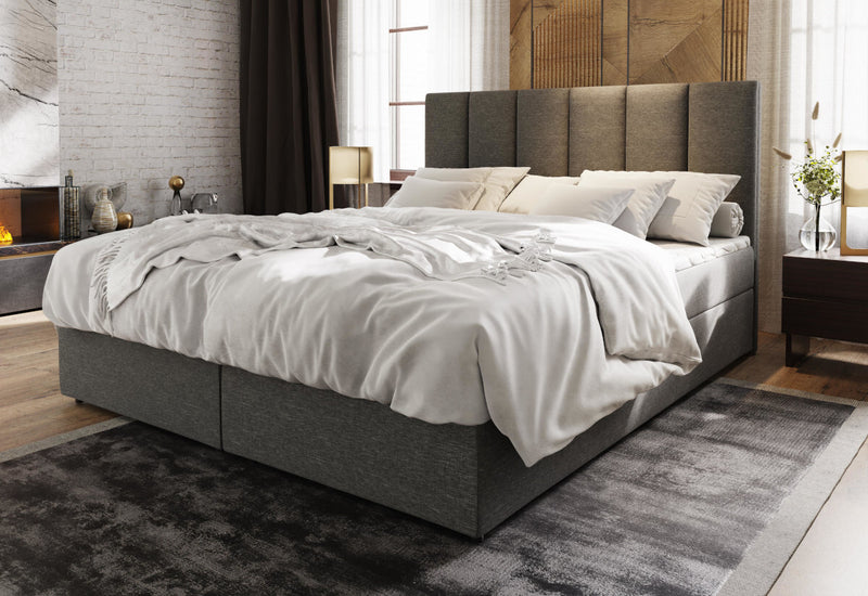 Čalúnená posteľ boxspring KARDI - ARANZ - 4