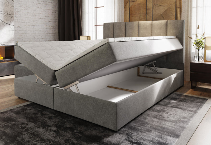 Čalúnená posteľ boxspring KARDI - ARANZ - 7