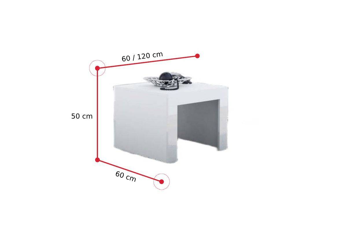 Konferenčný stolík STRES - ROZMEROVKA - 1