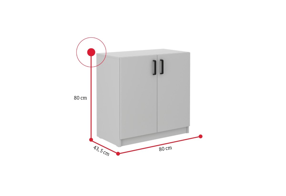 Skrinka dolná dvojdverová MALITA - ROZMEROVKA - 1