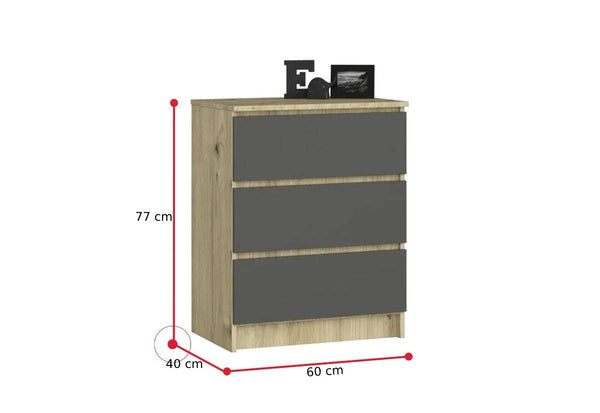 Komoda ARMARIA K60 3SZ - ROZMEROVKA - 2