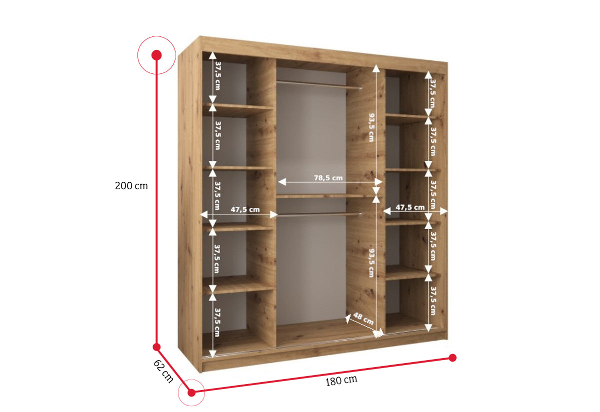 Posuvná skriňa VETORA - ROZMEROVKA - 10